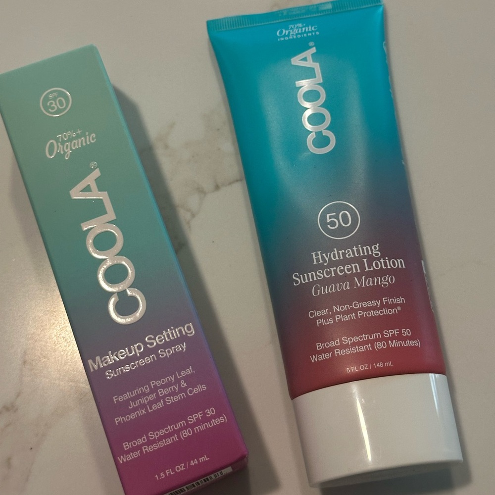 Coola Sunscreen Set - Blue and Pink
